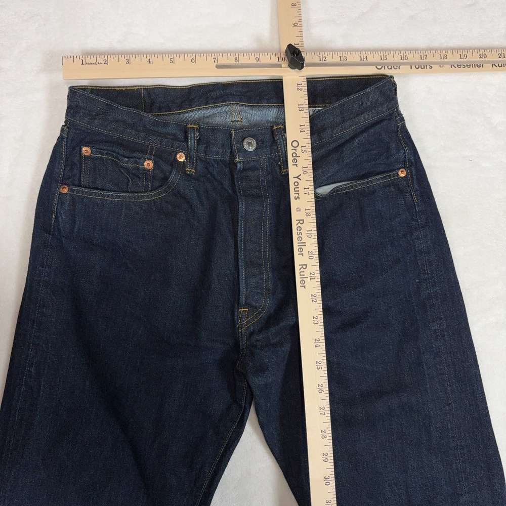 Sugar Cane 1966 Jeans W32 L34 Dark Wash Straight Leg - Picture 12 of 16